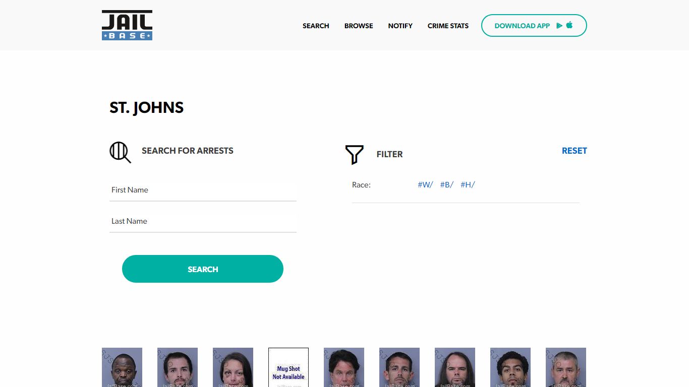 St. Johns Jail Inmate Search and Mugshots | JailBase